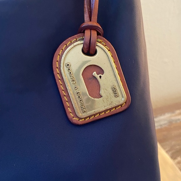 Dooney & Bourke Blue and Brown Women's Bag - Picture 2 of 12